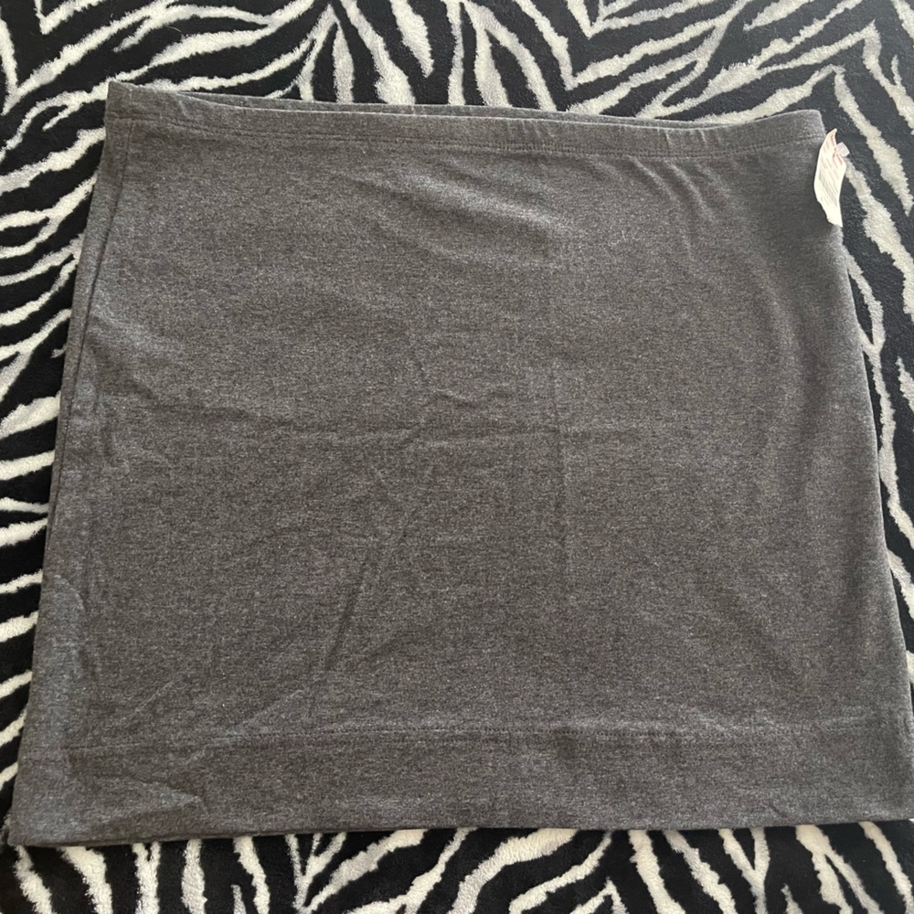 Mini skirt gray